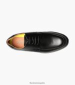 midtown moc toe oxford Florsheim hombres LPVB4P200 calzado negro - Imagen 5