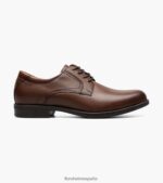 midtown puntera lisa oxford Florsheim hombres LPVB4P95 calzado coñac - Imagen 3