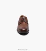 midtown puntera lisa oxford Florsheim hombres LPVB4P95 calzado coñac - Imagen 7