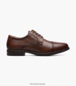 midtown puntera oxford Florsheim hombres LPVB4P91 calzado coñac - Imagen 3
