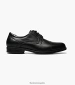 midtown puntera oxford Florsheim hombres LPVB4P92 calzado negro - Imagen 3