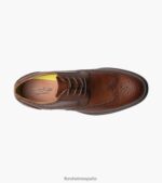 midtown wingtip oxford Florsheim hombres LPVB4P96 calzado coñac - Imagen 5