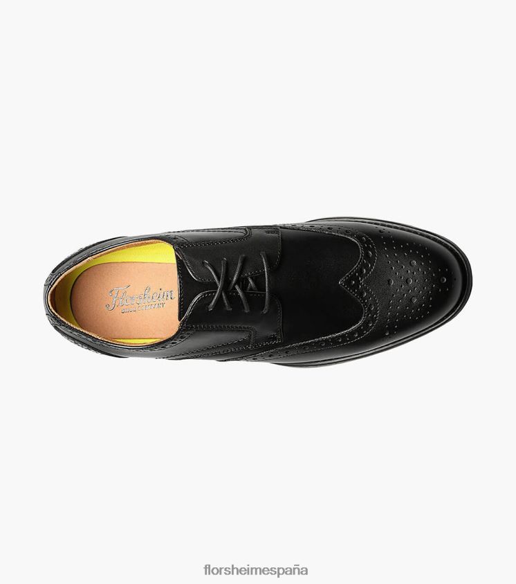 midtown wingtip oxford Florsheim hombres LPVB4P97 calzado negro - Imagen 5