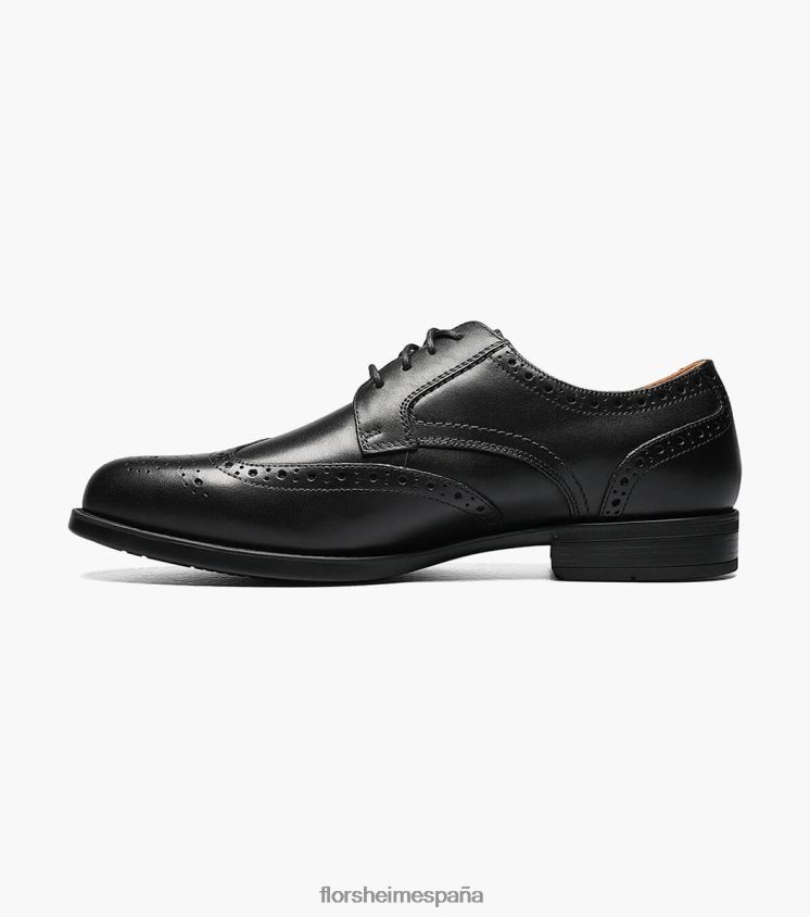 midtown wingtip oxford Florsheim hombres LPVB4P97 calzado negro - Imagen 6