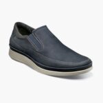 moc moc toe slip on Florsheim hombres LPVB4P327 calzado nubuck azul marino