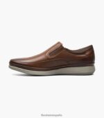 moc moc toe slip on Florsheim hombres LPVB4P329 calzado coñac - Imagen 5
