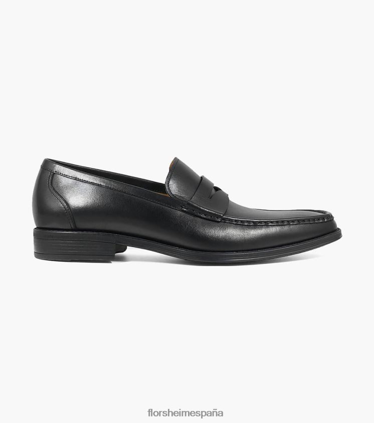 mocasines amelio con puntera de mocasín Florsheim hombres LPVB4P259 calzado negro - Imagen 2