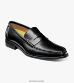 mocasines amelio con puntera de mocasín Florsheim hombres LPVB4P259 calzado negro