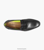 mocasines amelio con puntera de mocasín Florsheim hombres LPVB4P259 calzado negro - Imagen 4
