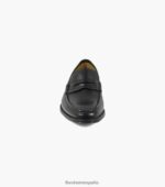 mocasines amelio con puntera de mocasín Florsheim hombres LPVB4P259 calzado negro - Imagen 6