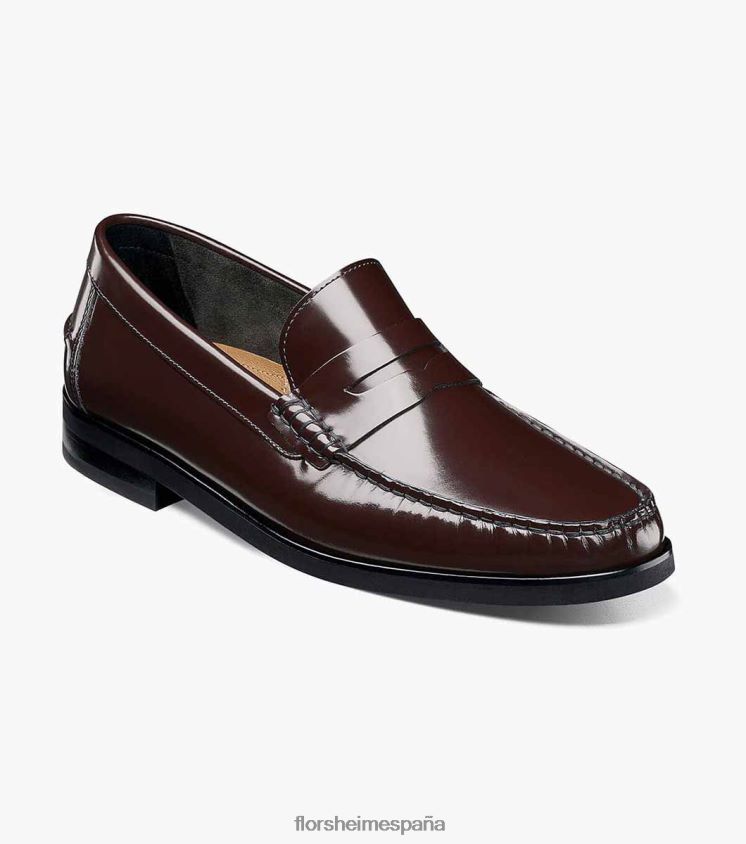 mocasines berkley flex moc toe penny Florsheim hombres LPVB4P178 calzado borgoña - Imagen 1