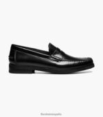 mocasines berkley flex moc toe penny Florsheim hombres LPVB4P181 calzado negro liso - Imagen 2