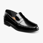 mocasines berkley flex moc toe penny Florsheim hombres LPVB4P181 calzado negro liso