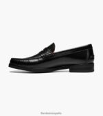 mocasines berkley flex moc toe penny Florsheim hombres LPVB4P181 calzado negro liso - Imagen 5