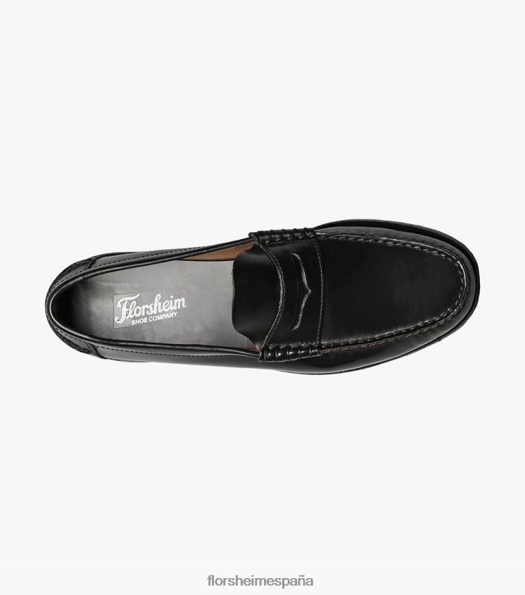 mocasines berkley moc toe penny Florsheim hombres LPVB4P182 calzado negro - Imagen 4