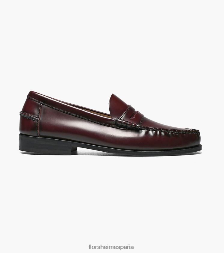 mocasines berkley moc toe penny Florsheim hombres LPVB4P183 calzado borgoña - Imagen 2
