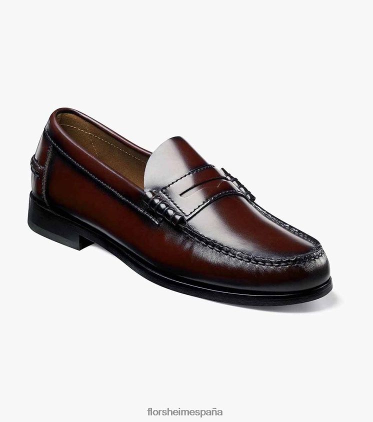 mocasines berkley moc toe penny Florsheim hombres LPVB4P183 calzado borgoña - Imagen 1