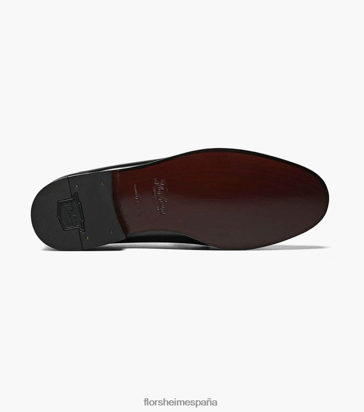 mocasines como moc con correa en el dedo del pie Florsheim hombres LPVB4P190 calzado Cerezo negro - Imagen 3