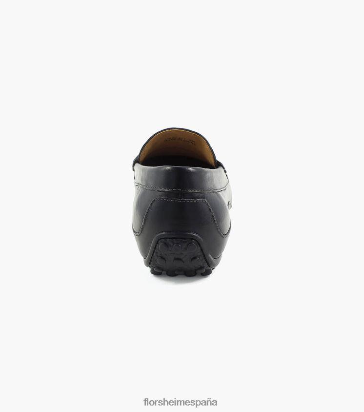 Mocasines con punta de acelerador Florsheim hombres LPVB4P266 calzado negro - Imagen 7