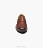 mocasines con puntera de mocasín en el centro Florsheim hombres LPVB4P241 calzado coñac - Imagen 6