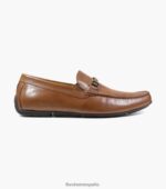 mocasines dubino moc toe bit Florsheim hombres LPVB4P267 calzado coñac - Imagen 2