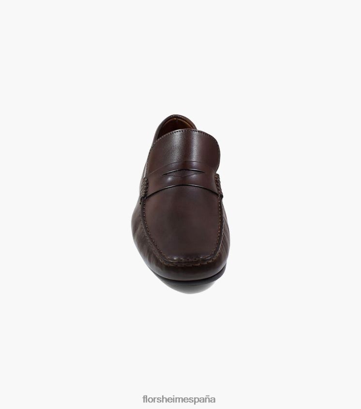 mocasines egan moc toe penny Florsheim hombres LPVB4P285 calzado marrón - Imagen 6