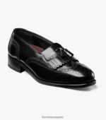mocasines lexington con punta de ala Florsheim hombres LPVB4P167 calzado negro