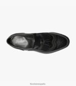 mocasines lexington con punta de ala Florsheim hombres LPVB4P167 calzado negro - Imagen 4