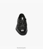 mocasines lexington con punta de ala Florsheim hombres LPVB4P167 calzado negro - Imagen 6