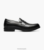 mocasines Midtown con puntera de mocasín Florsheim hombres LPVB4P202 calzado negro - Imagen 3