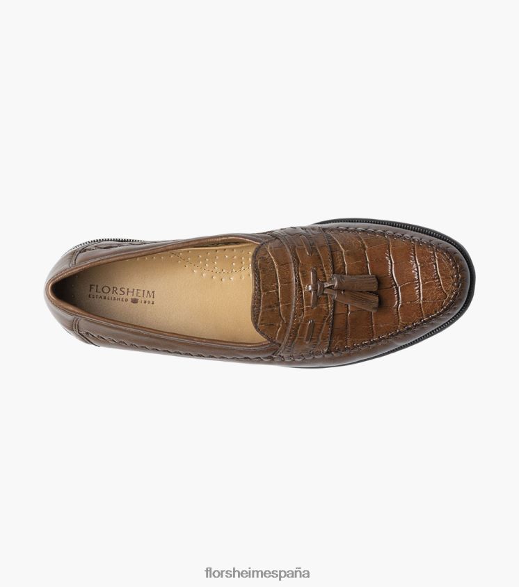 mocasines pisa mocasín con borlas Florsheim hombres LPVB4P255 calzado coñac - Imagen 4