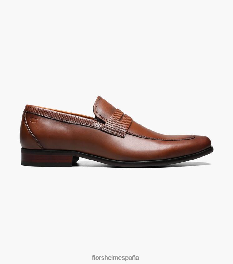 mocasines postino 2 con puntera mocasín Florsheim hombres LPVB4P197 calzado coñac - Imagen 2