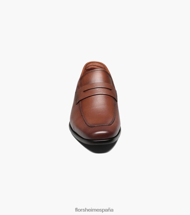 mocasines postino 2 con puntera mocasín Florsheim hombres LPVB4P197 calzado coñac - Imagen 6