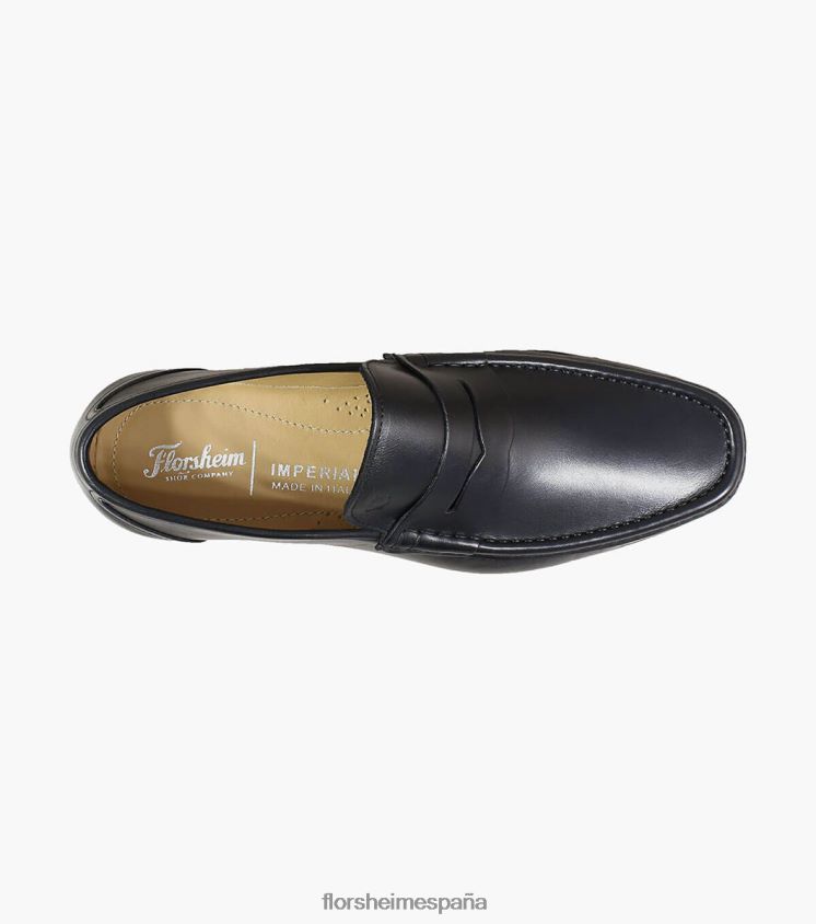 mocasines puente moc toe penny Florsheim hombres LPVB4P277 calzado negro - Imagen 4