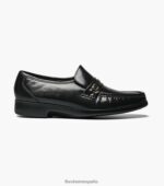 mocasines riva moc toe bit Florsheim hombres LPVB4P130 calzado negro - Imagen 2