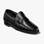 mocasines riva moc toe bit Florsheim hombres LPVB4P130 calzado negro