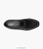 mocasines riva moc toe bit Florsheim hombres LPVB4P130 calzado negro - Imagen 4