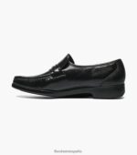 mocasines riva moc toe bit Florsheim hombres LPVB4P130 calzado negro - Imagen 5