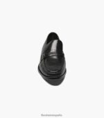 mocasines riva moc toe bit Florsheim hombres LPVB4P130 calzado negro - Imagen 6