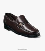 mocasines riva moc toe bit Florsheim hombres LPVB4P131 calzado marrón