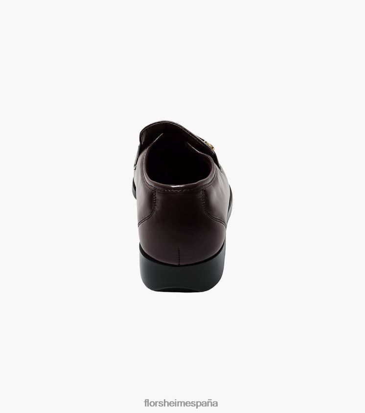 mocasines riva moc toe bit Florsheim hombres LPVB4P133 calzado borgoña - Imagen 7