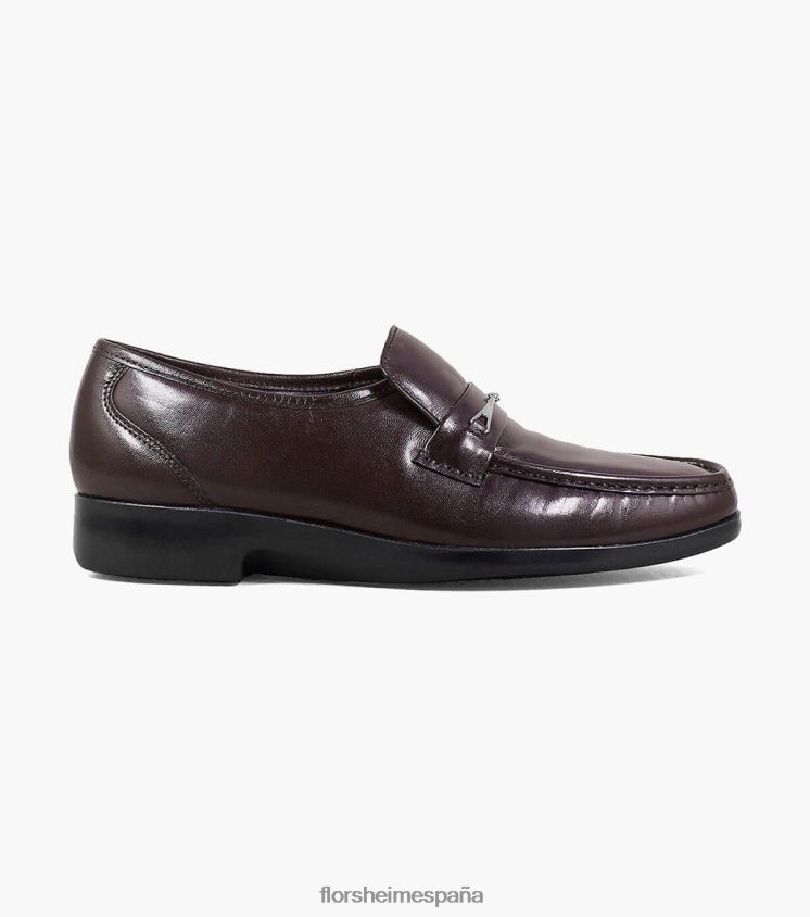 mocasines rovito moc toe bit Florsheim hombres LPVB4P256 calzado borgoña - Imagen 2