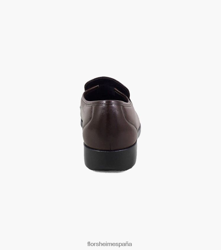 mocasines rovito moc toe bit Florsheim hombres LPVB4P256 calzado borgoña - Imagen 7