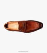 mocasines sorrento con puntera de mocasín Florsheim hombres LPVB4P198 calzado coñac - Imagen 4