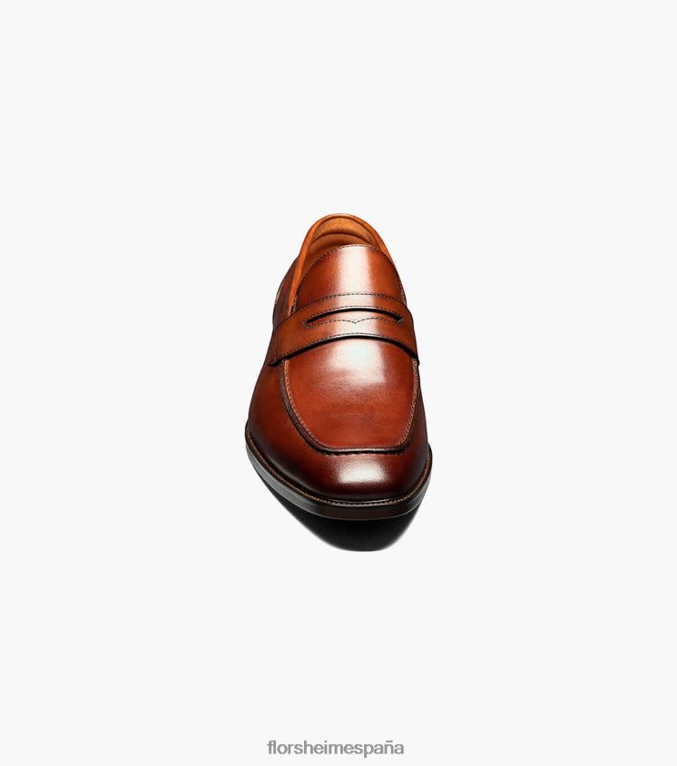 mocasines sorrento con puntera de mocasín Florsheim hombres LPVB4P198 calzado coñac - Imagen 6