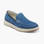 mocasines venecianos con punta de mocasín Heist 2 Florsheim hombres LPVB4P28 calzado ante azul