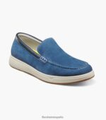 mocasines venecianos con punta de mocasín Heist 2 Florsheim hombres LPVB4P28 calzado ante azul