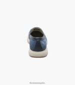 mocasines venecianos con punta de mocasín Heist 2 Florsheim hombres LPVB4P28 calzado ante azul - Imagen 7