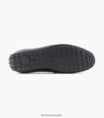 mocasines venecianos con puntera de acelerador Florsheim hombres LPVB4P105 calzado negro - Imagen 3