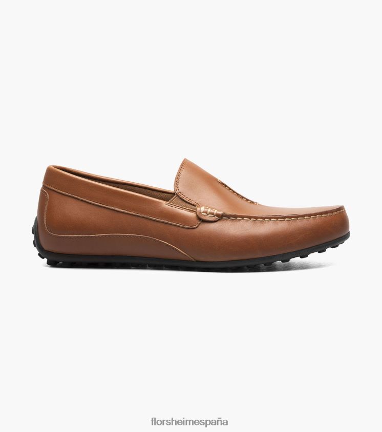 mocasines venecianos con puntera de acelerador Florsheim hombres LPVB4P106 calzado bronceado silla de montar - Imagen 2